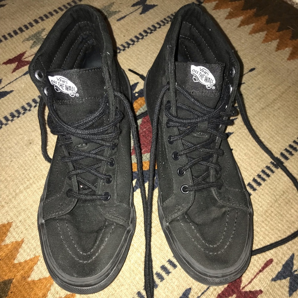 Black Vans High Tops